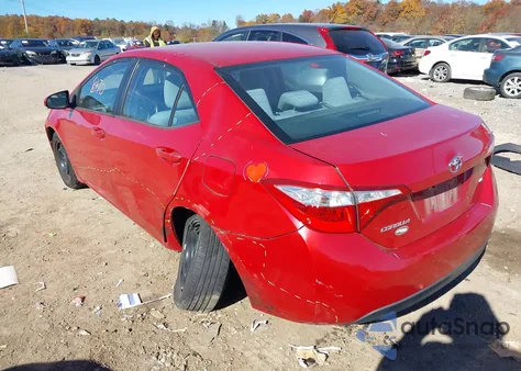 2016 Toyota Corolla Le from USA, damaged, VIN 2T1BURHE5GC621865